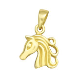 Unicorn - 925 Sterling Silver Simple Pendants SD42131