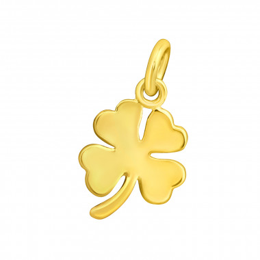 Lucky Clover - 925 Sterling Silver Simple Pendants SD42133