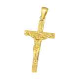 Crucifix - 925 Sterling Silver Simple Pendants SD42134