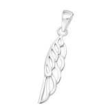 Wing - 925 Sterling Silver Simple Pendants SD44351