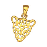 Leopard - 925 Sterling Silver Simple Pendants SD44354