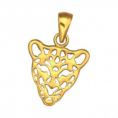 Leopard - 925 Sterling Silver Simple Pendants SD44354