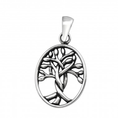 Tree Of Life - 925 Sterling Silver Simple Pendants SD44387