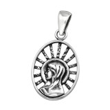 Mary - 925 Sterling Silver Simple Pendants SD44396