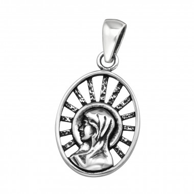 Mary - 925 Sterling Silver Simple Pendants SD44396