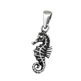 Seahorse - 925 Sterling Silver Simple Pendants SD44399
