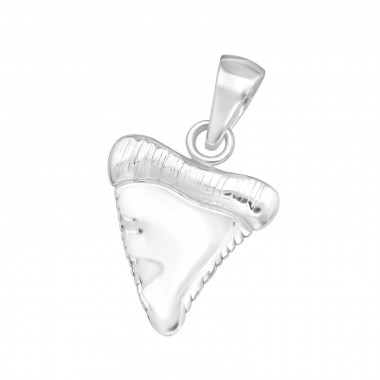 Shark's Tooth - 925 Sterling Silver Simple Pendants SD44422