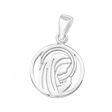 Mary - 925 Sterling Silver Simple Pendants SD44425