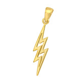 Thunderbolt - 925 Sterling Silver Simple Pendants SD44434