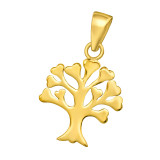 Tree Of Life - 925 Sterling Silver Simple Pendants SD44440