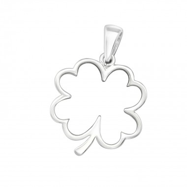 Shamrock - 925 Sterling Silver Simple Pendants SD6688