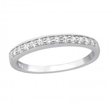 Sprinkled - 925 Sterling Silver Rings with CZ SD15450