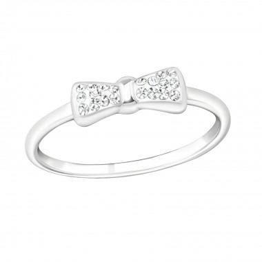 Tie bow - 925 Sterling Silver Rings with CZ SD19426