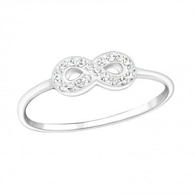 Infinity - 925 Sterling Silver Rings with CZ SD19427