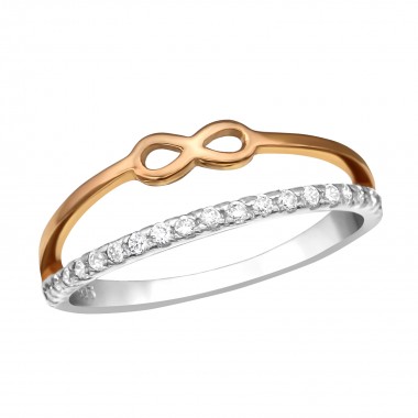 Infinity - 925 Sterling Silver Rings with CZ SD23268