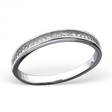 Round - 925 Sterling Silver Rings with CZ SD23437