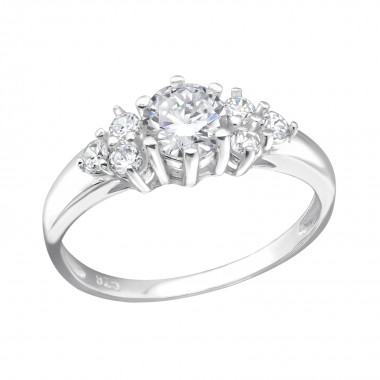 Cluster - 925 Sterling Silver Rings with CZ SD29230
