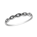 Stackable - 925 Sterling Silver Rings with CZ SD30148