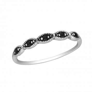 Stackable - 925 Sterling Silver Rings with CZ SD30149