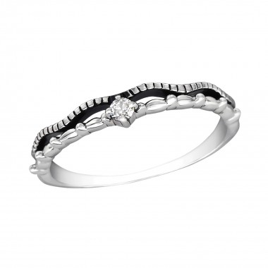 Stackable - 925 Sterling Silver Rings with CZ SD30162