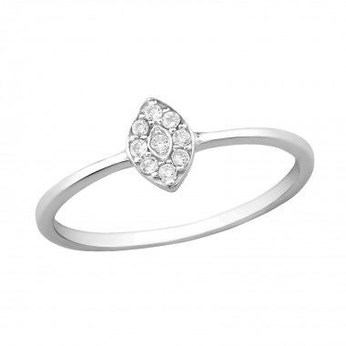 Marquise - 925 Sterling Silver Rings with CZ SD30507