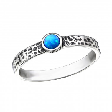 Feceted - 925 Sterling Silver Rings with CZ SD30855