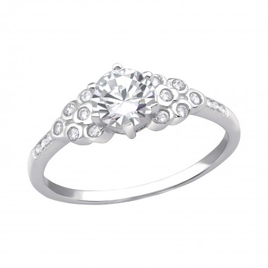 Sparkling - 925 Sterling Silver Rings with CZ SD34914