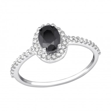 Halo - 925 Sterling Silver Rings with CZ SD35375