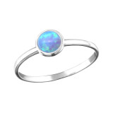 Round - 925 Sterling Silver Rings with CZ SD35815