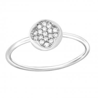 Round - 925 Sterling Silver Rings with CZ SD36513