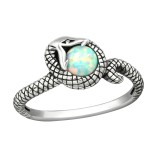 Snake - 925 Sterling Silver Rings with CZ SD36886