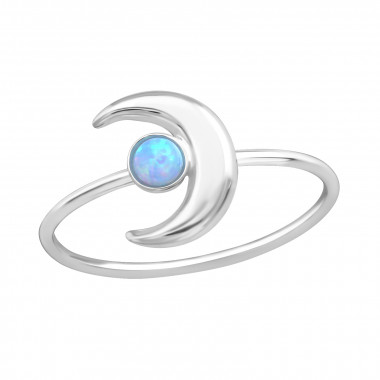 Moon - 925 Sterling Silver Rings with CZ SD37178