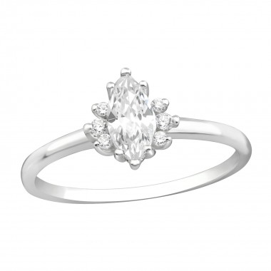 Sparkling - 925 Sterling Silver Rings with CZ SD37294