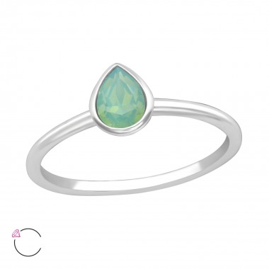 Pear - 925 Sterling Silver Rings with CZ SD38062