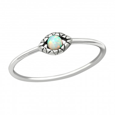 Evil Eye - 925 Sterling Silver Rings with CZ SD38544