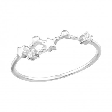 April-Taurus Constellation - 925 Sterling Silver Rings with CZ SD38592