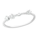 January-Aquarius - 925 Sterling Silver Rings with CZ SD38658