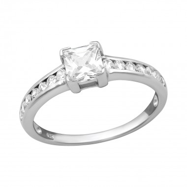 Sparkling - 925 Sterling Silver Rings with CZ SD38770