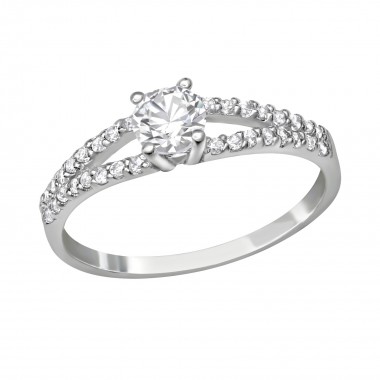 Sparkling - 925 Sterling Silver Rings with CZ SD38945