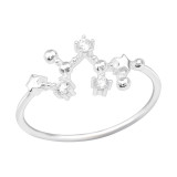 November Sagittarius - 925 Sterling Silver Rings with CZ SD39223