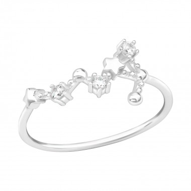 August-Virgo - 925 Sterling Silver Rings with CZ SD39351