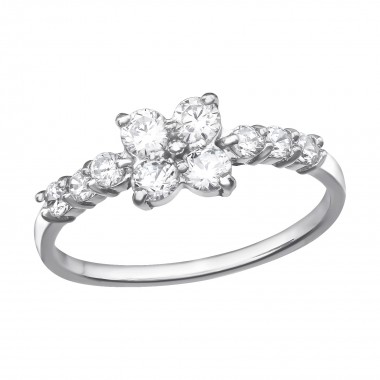 Sparkling - 925 Sterling Silver Rings with CZ SD39692
