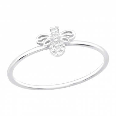 Bee - 925 Sterling Silver Rings with CZ SD40258