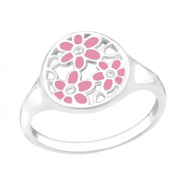 Flower - 925 Sterling Silver Rings with CZ SD40461