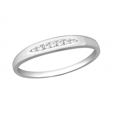 Band - 925 Sterling Silver Rings with CZ SD40697