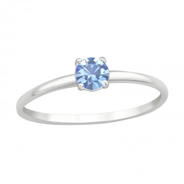 Solitaire - 925 Sterling Silver Rings with CZ SD40931
