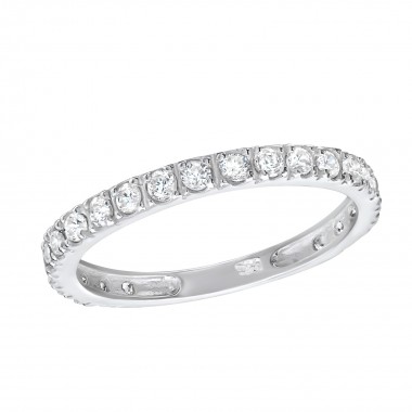 Sprinkled - 925 Sterling Silver Rings with CZ SD4116