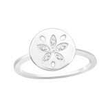 Flower - 925 Sterling Silver Rings with CZ SD41413