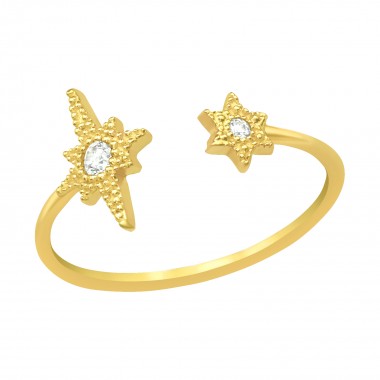 Star - 925 Sterling Silver Rings with CZ SD41643