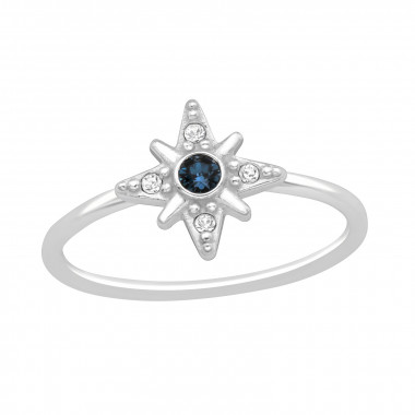 Northern Star - 925 Sterling Silver Rings with CZ SD42460
